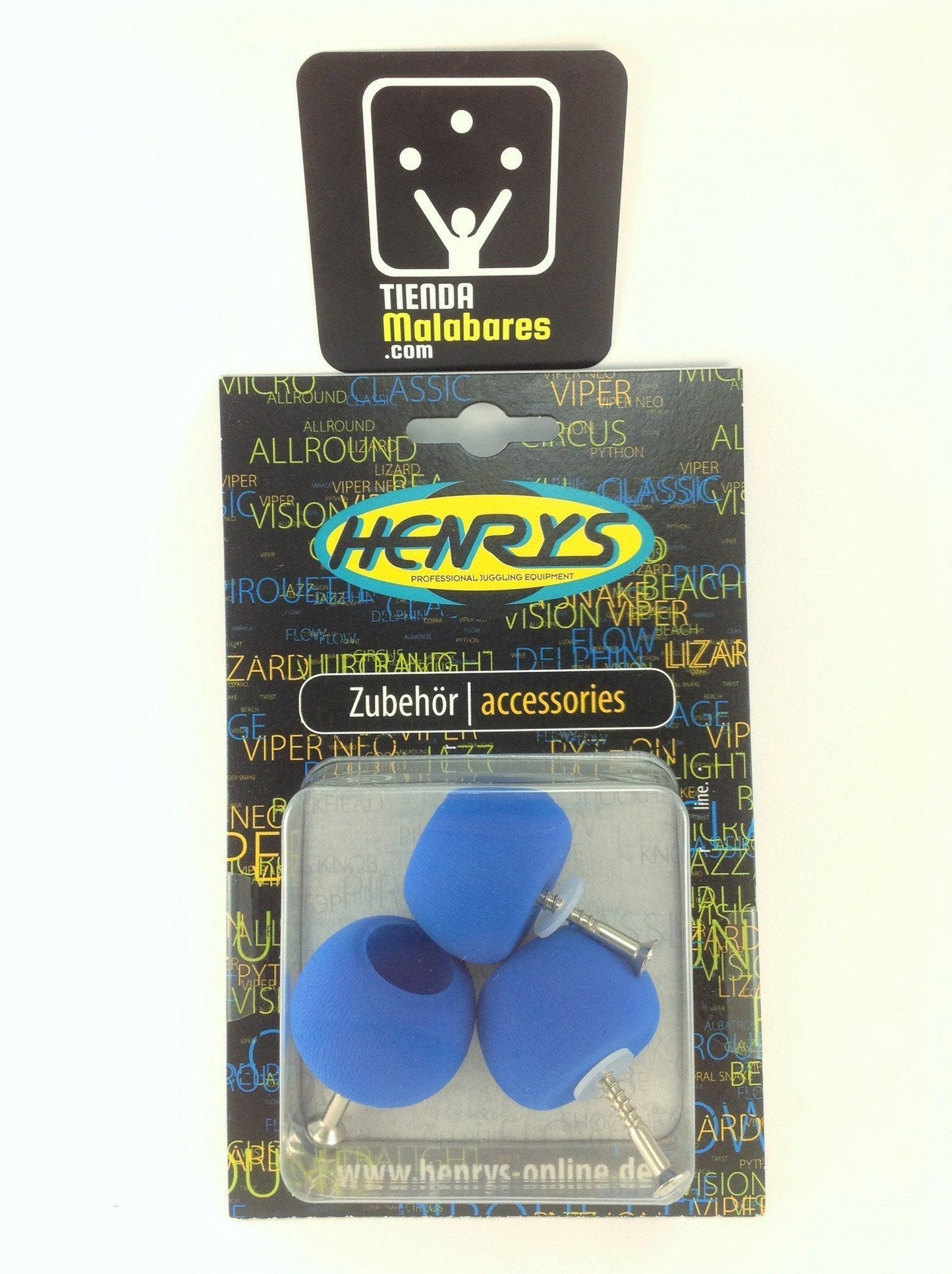 HENRYS CLAVAS,VARIOS blue SET DE REGATONES DELPHIN (KNOB)