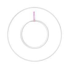 PLAY JUGGLING HULAS White HULA PERFECT MANIPULACION HOOP 55CM