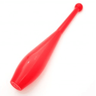 PLAY JUGGLING CLAVAS red ONE PIECE CLAVA