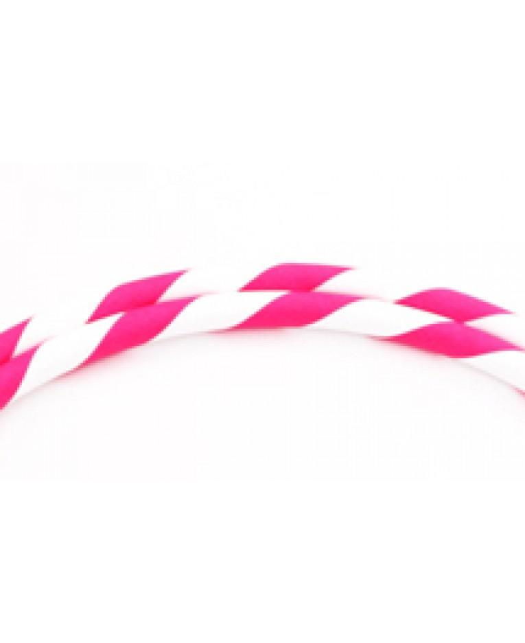 PLAY JUGGLING HULAS White/pink HULA PERFECT HOOP 16MM DECO