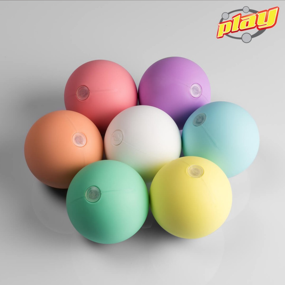 PLAY JUGGLING PELOTAS PLUG & PLAY BALL PEACH 75mm, 100g Semilla