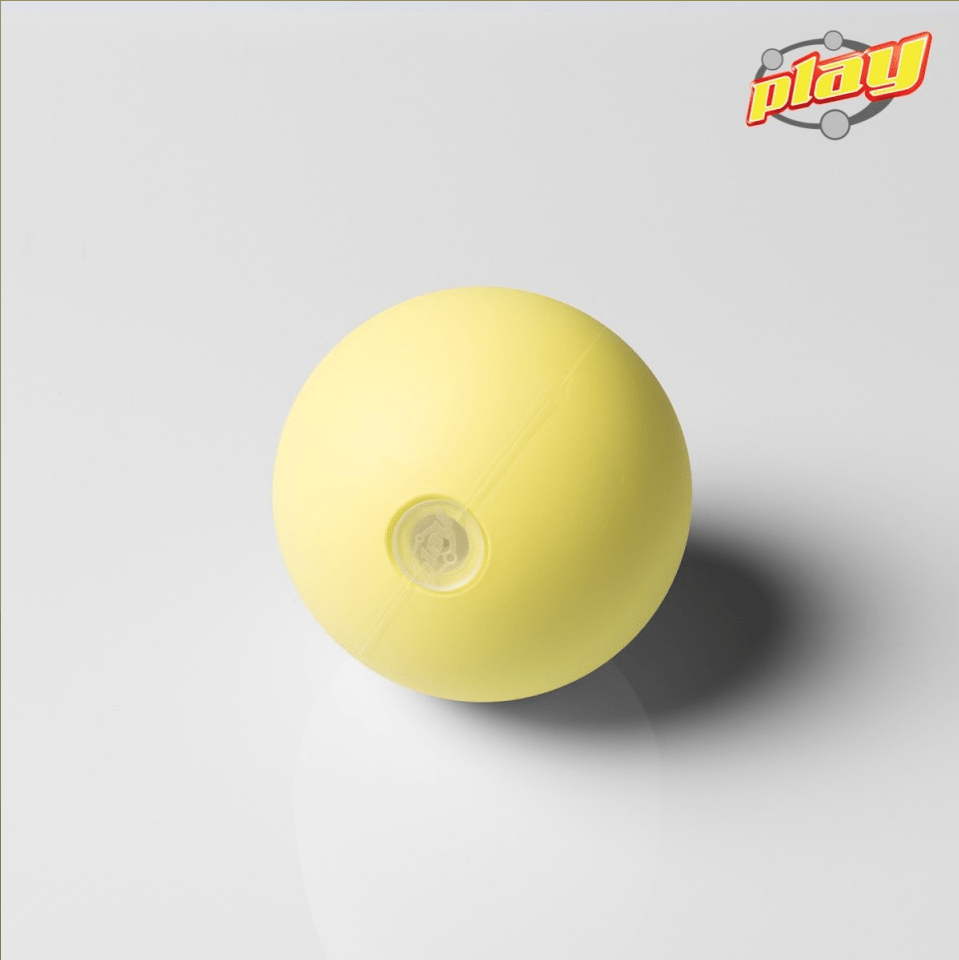 PLAY JUGGLING PELOTAS Yellow PLUG & PLAY BALL PEACH 75mm, 100g Semilla